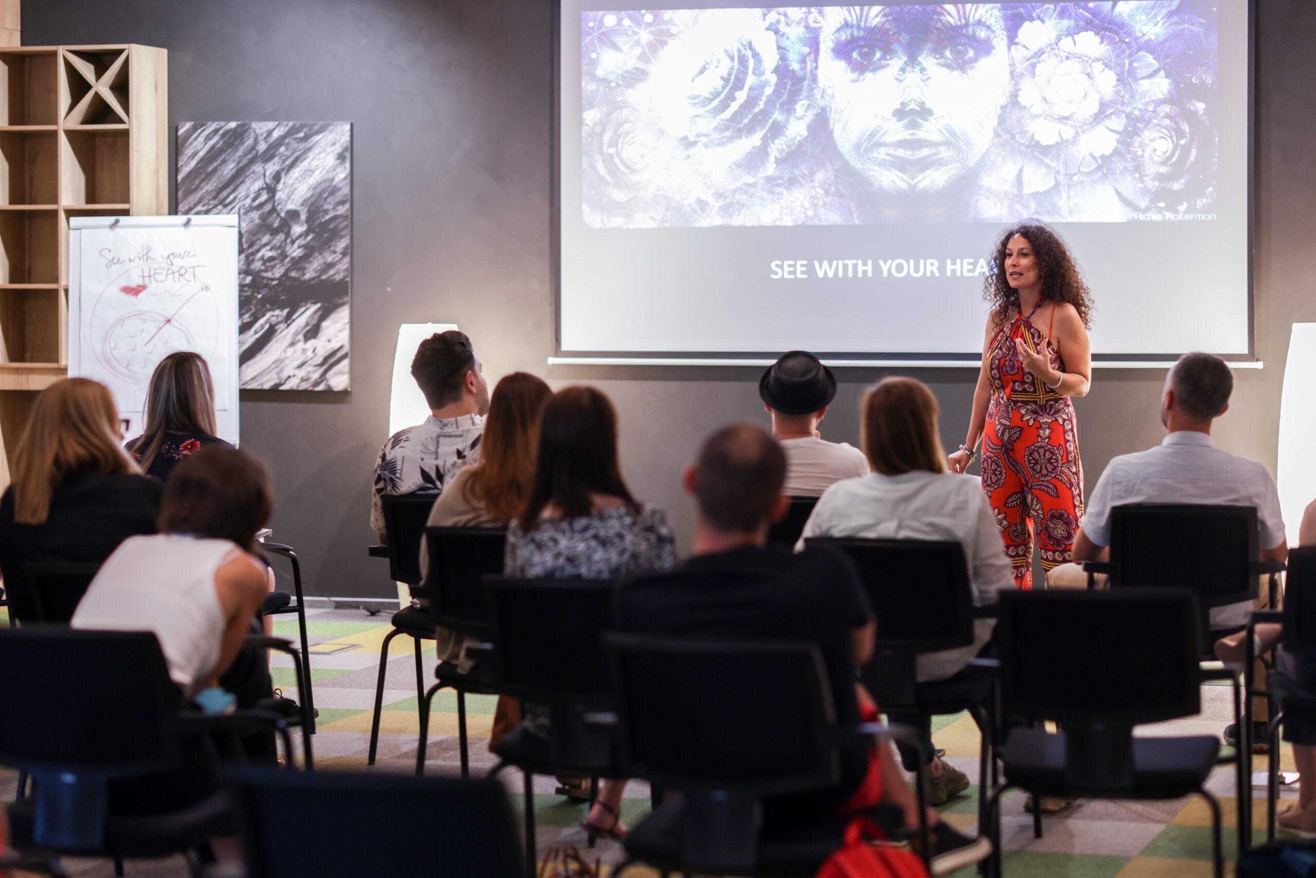 Andrea presenting at the workshop